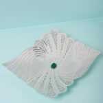 NAWAZ CUTWORK TRAY-STONE LARGE V1-003