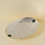 OVAL CUTWORK DALIDA TRAY LARGE V1-002