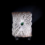 NAWAZ CUTWORK TRAY-STONE SMALL V1-001