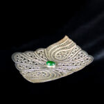 NAWAZ CUTWORK TRAY-STONE SMALL V1-003