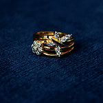 Villejuif Studded Rings-18 RS-1 B-001