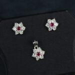 Ehab Silver studded-R-M PSSCL-1 E-002