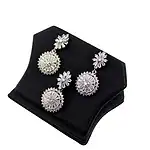 Fazil Silver studded-W-M PSSCL-1 L-001