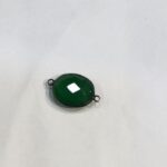 Classic Studded Pendant Green Onyx-S925_Cp-001
