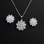 Asl Studded Pendant Set-W-M Psscl-1 A-002