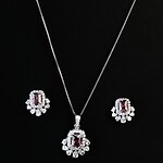 Attar Studded Pendant Set-Tr-M Psscl-1 A-001