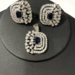 Ataol Studded Pendant Set-B-S Psscl-1 C-001