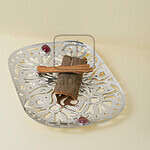 RUDAKI CUTWORK TRAY LARGE V1-002 -Claimed